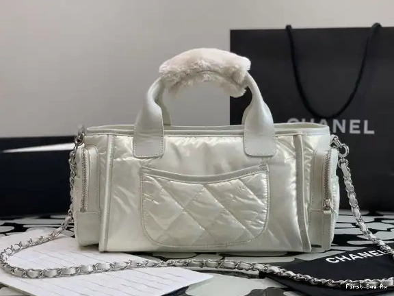 First Bag Ru CHANEL coconeige BAG-34*18*16cm 0603